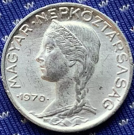 1970 Hungary 5 Filler Coin BU UNC     #BX248