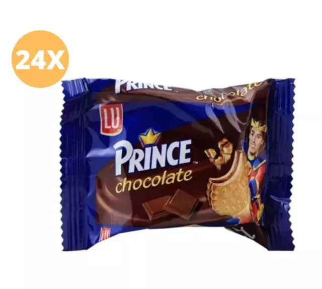 Lu Cookies, Prince Choco Prince Cookies Chocolate & Vanilla, 6 Oz /171 Gr