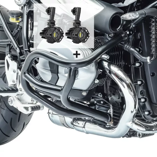 Sturzbügel Set für BMW R NineT Urban G/S 17-23 + Zusatzscheinwerfer S-N1