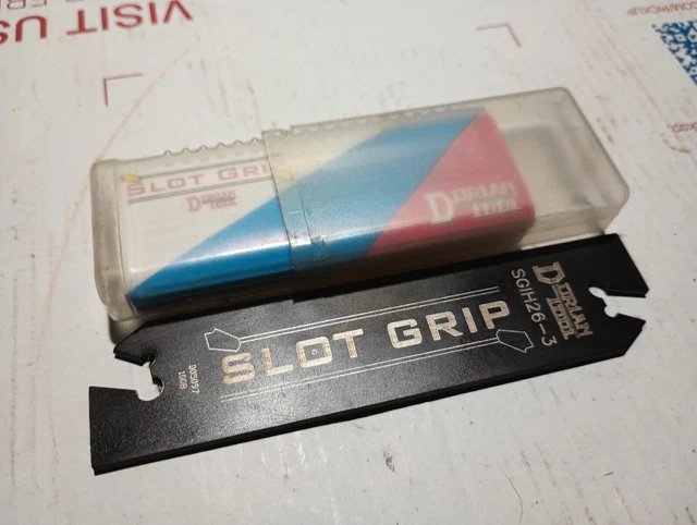 NEW! DORIAN SGIH26-3 INDEXABLE LATHE CUTOFF BLADE SLOT GRIP For SGT-3 INSERTS