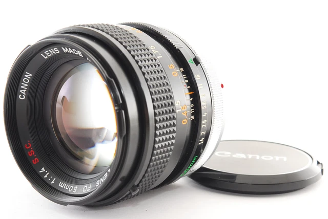 [Casi como nuevo] Canon FD 50 mm S.S.C. Lente estándar f1.4 MF de JAPÓN #197