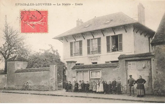 95 Epiais Les Louvres Ag#Mk521 La Mairie Ecole