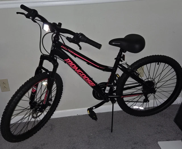 NEW MONGOOSE EXCURSION Girl Mountain Bike 24 Wheel BLACK PINK 150.00 PicClick