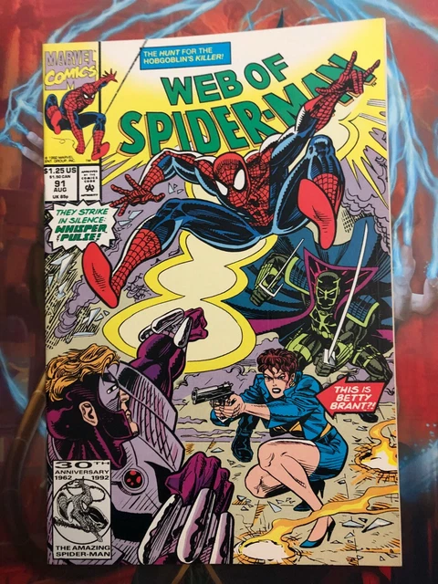 Web of Spider-Man 91 Vol 1 VF+ Marvel Comics 1992