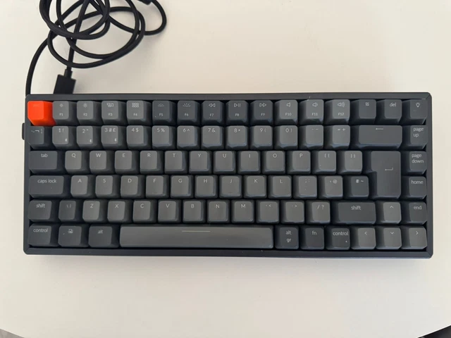 KEYCHRON K2 PRO Wireless Mechanical Keyboard (UK) Grey/Black £68.28 ...