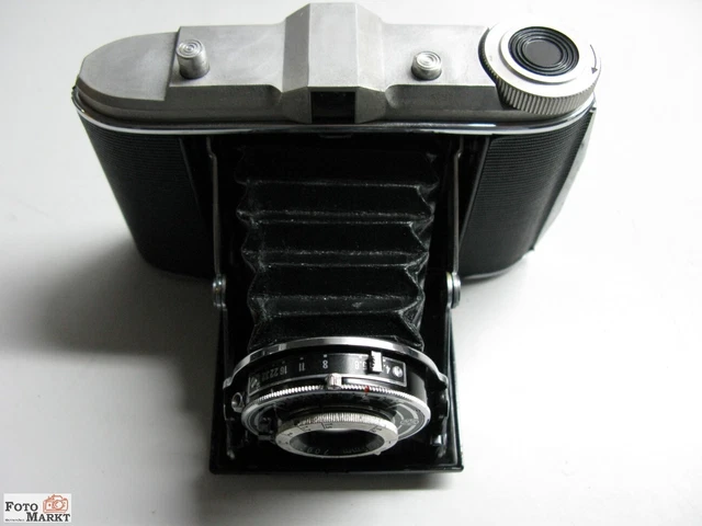 Agfa Isolette Objektiv Apotar 1:4,5/85 mm 6x6 Mittelformat Klappkamera