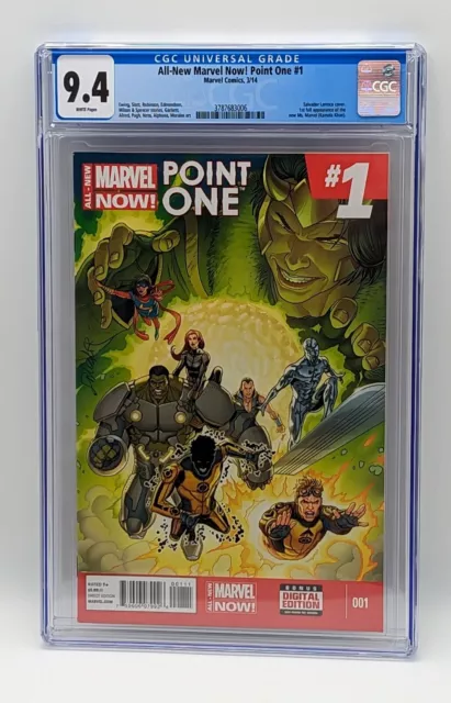 ALL-NEW Marvel Now! Point One #1 CGC 9.4 1st app. Kamala Khan
