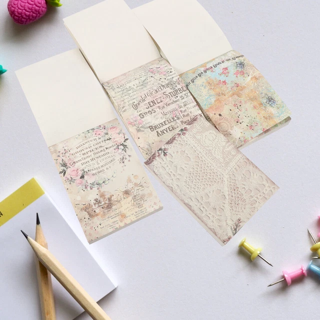 4 Sets von Scrapbooking Papers DIY Craft Papers Dekorative Papiere 11