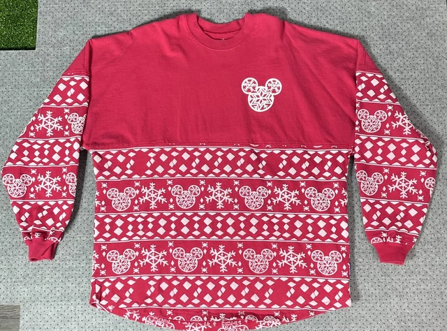 Disney Parks Merry And Bright Holiday Spirit Jersey Large Disney Parks Merry And Bright Holiday Spirit Jersey Large