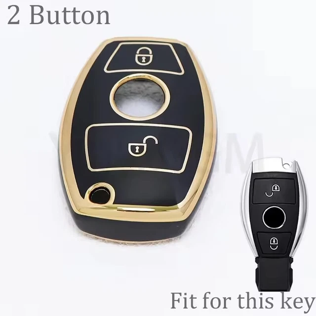 Guscio Telecomando Chiave Per Mercedes Classe A C E S - Con Portachiavi In Pelle - Foto 7