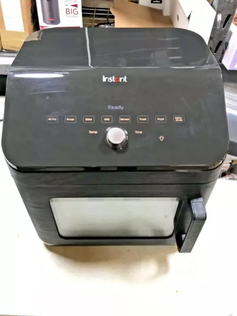 New Instant 13L Gourmet Air Fryer Oven in Black                           C15/16