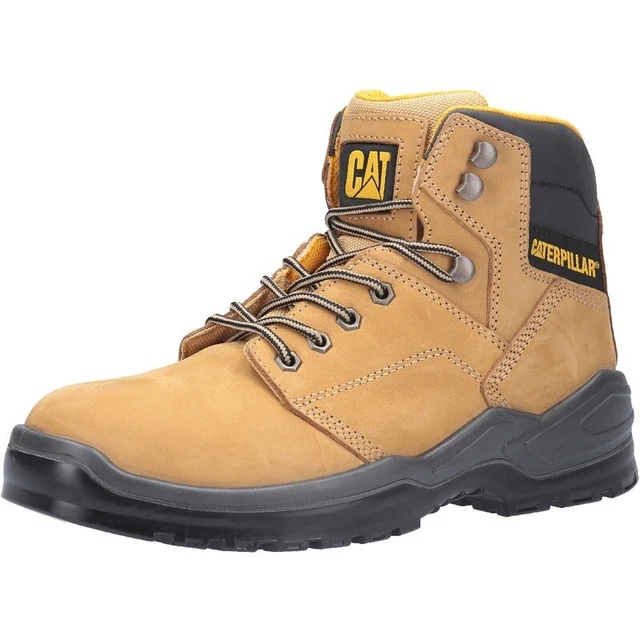 CATERPILLAR STRIVER MENS Honey Safety Steel Toe/Midsole S3 Work Boots