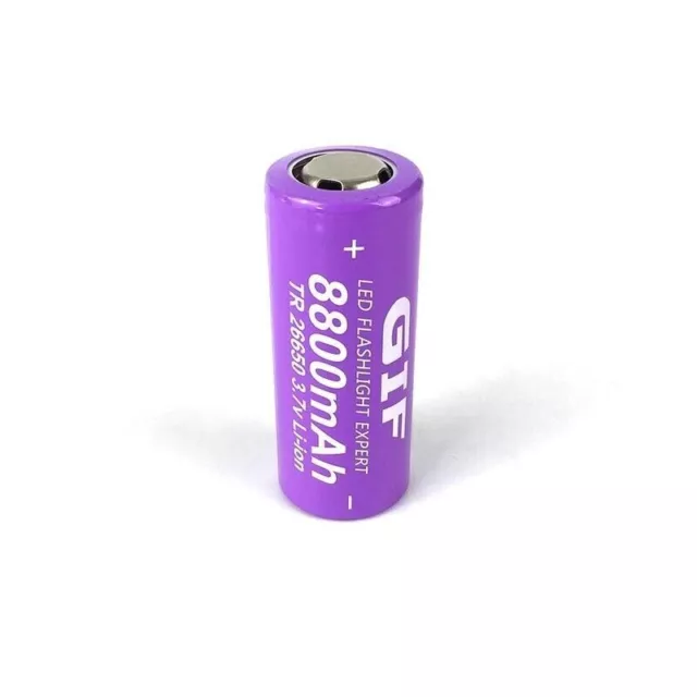 26650 Litio Ricaricabile Batteria 3,7V 8800MAH PACCO BATTERIA TORCIA