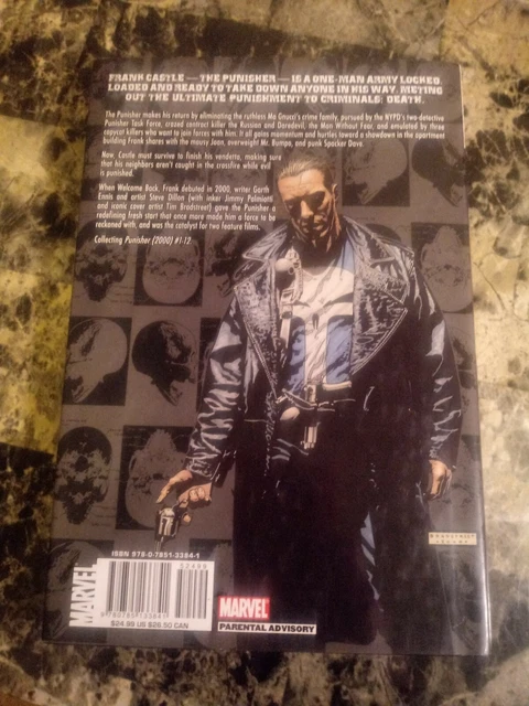 THE PUNISHER Welcome Back Frank Hardcover Marvel Knights 2002 HC Garth Ennis 2