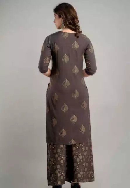 Kurta Kurti Pantalon Avec Dupatta Ensemble Noël Gifted Robe, Kurta pour Femme 2