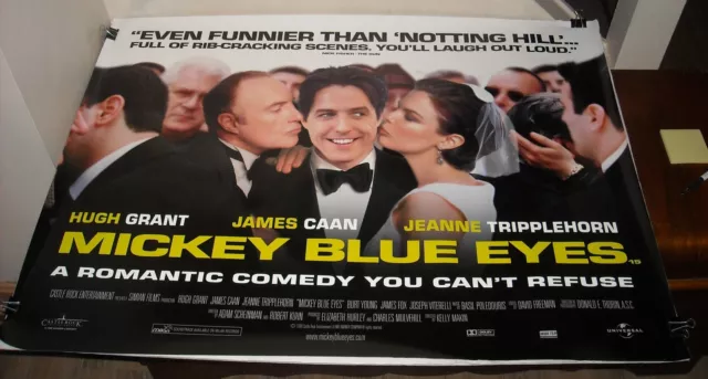 Rolled Mickey Blue Eyes Uk Double Sided Movie Poster Hugh Grant James Caan