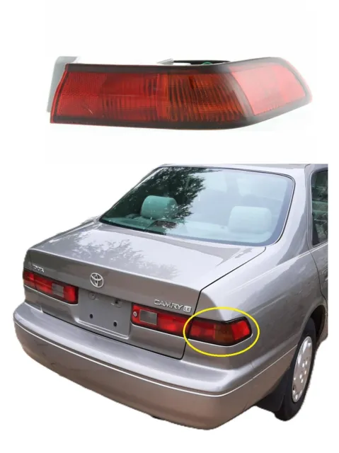 Fits 1997-1999 Toyota Camry Tail Light Assembly Passenger Side TO2801124