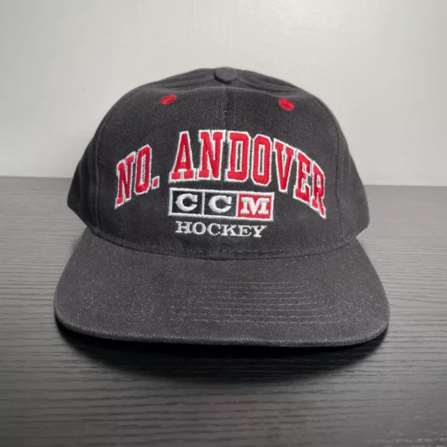 Vintage North Andover High School Hockey Snapback Hat Cap CCM