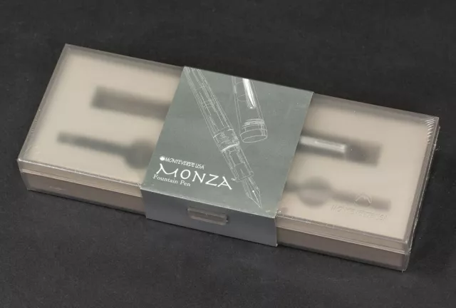 Monteverde MV36742 Monza Special Edition Grey Sky Fountain Pen Omni Flex Nib – N