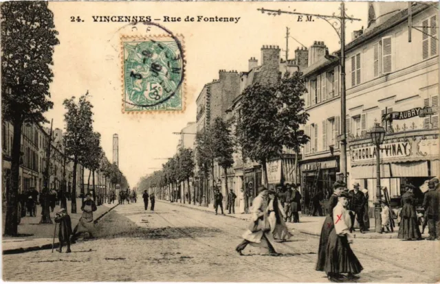 CPA AK Vincennes Rue de Fontenay FRANCE (1283134)
