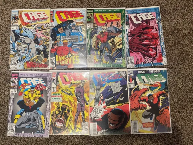 Marvel Lot Of Cage Comics 8 Comic Books Punisher PowerMan