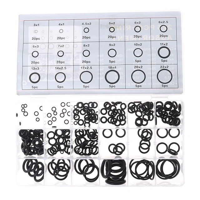 Set scatole assortimento lavastoviglie per aria condizionata 225 pz sigillo O-ring R134a * UL