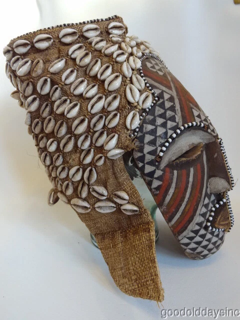 Kuba Mask Ngaady Helmet Royal Congo Tribal African Art