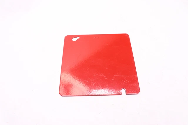 (6-Pk) Raco Blank Cover Flat Red 4-3/4-In