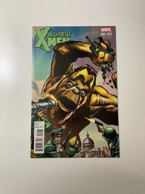 All New X-Men #1 2016 Marvel Comic 1:10 Incentive Jack Kirby Cover Variant VF/NM