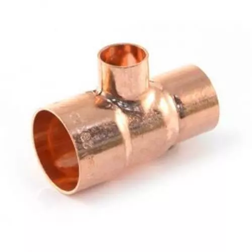 Copper Pipe Fittings End Feed Connectors Solder Plumbing 10mm-15mm-22mm-28mm