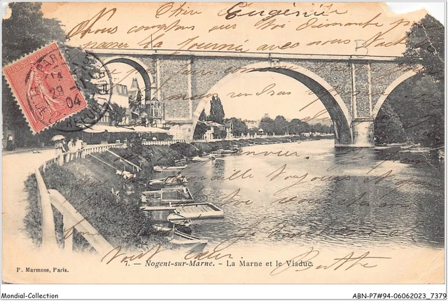 ABNP7-94-0618 - NOGENT-SUR-MARNE - la marne et le viaduc