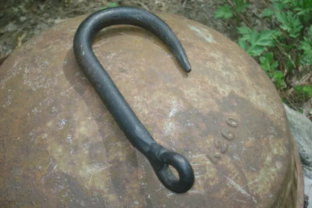 Antique Hand Forged wrought Iron Meat Hook