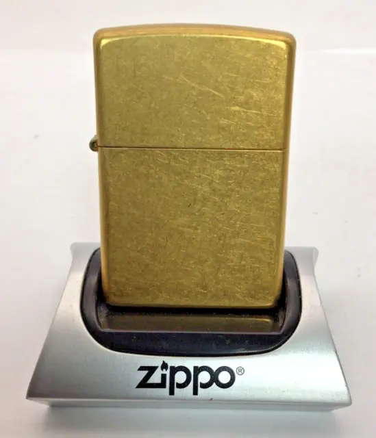 2004 Solid Brass Zippo Lighter Rare (227)