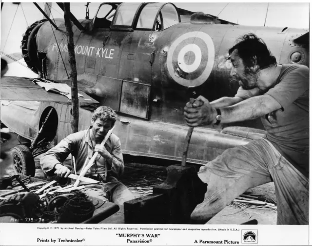 Grumman J2F Duck movie aircraft w/Peter O'Toole from Murphy's War, 1971