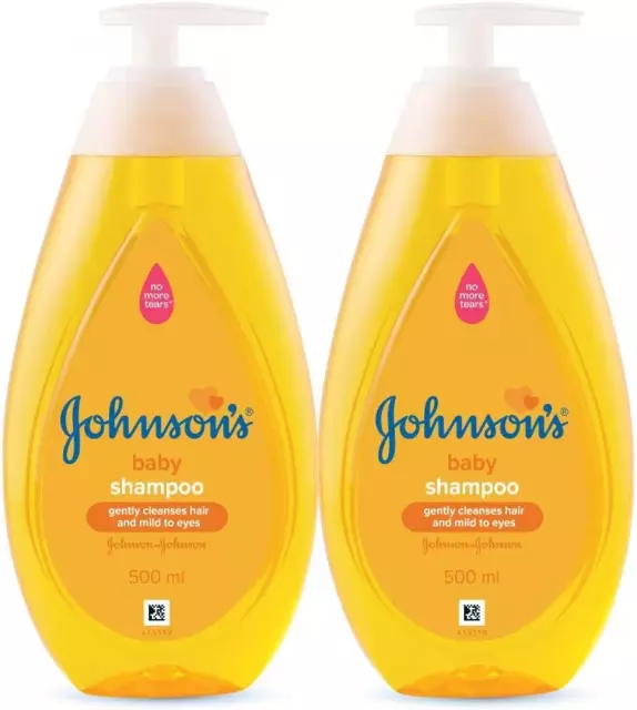 JOHNSONS BABY SHAMPOO REGULAR 500ML Pack of 2