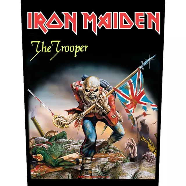 IRON MAIDEN BACK PATCH : THE TROOPER: Eddie Official Licenced Merchandise gift