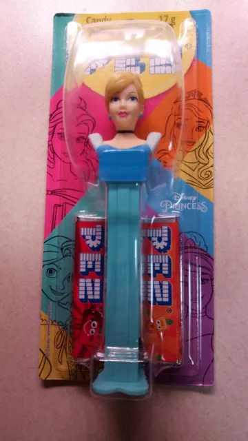 Disney Princess Cinderella   Pez Dispenser  2 Packs Of Tablets