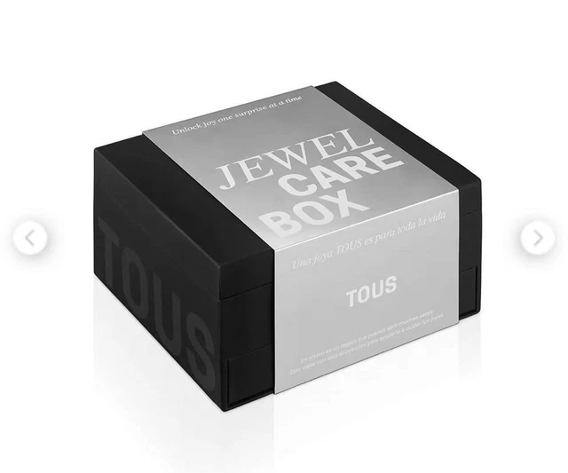 TOUS JOYERO CAJA de Viaje Negro Moda Accesorios Coleccionables D86