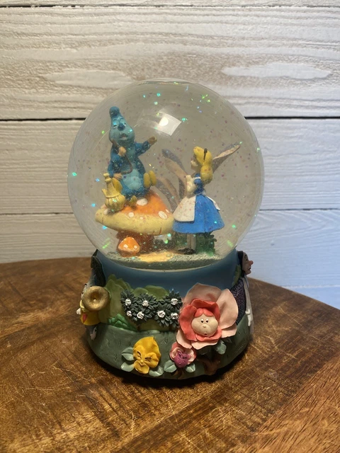Disney Alice in Wonderland Musical Snow Globe Enesco Nocturne by Chopin Works! Disney Alice in Wonderland Musical Snow Globe Enesco Nocturne by Chopin Works!