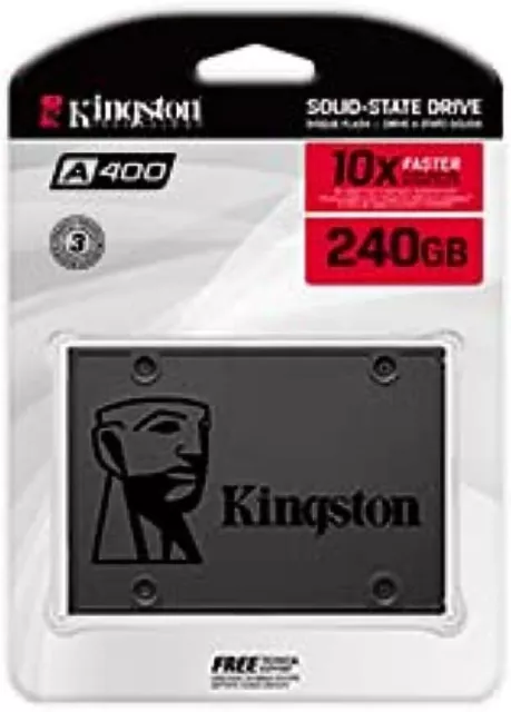 Kingston A400 SSD Internal Solid State Drive 2.5" SATA Rev 3.0, 240GB - SA400S37 2