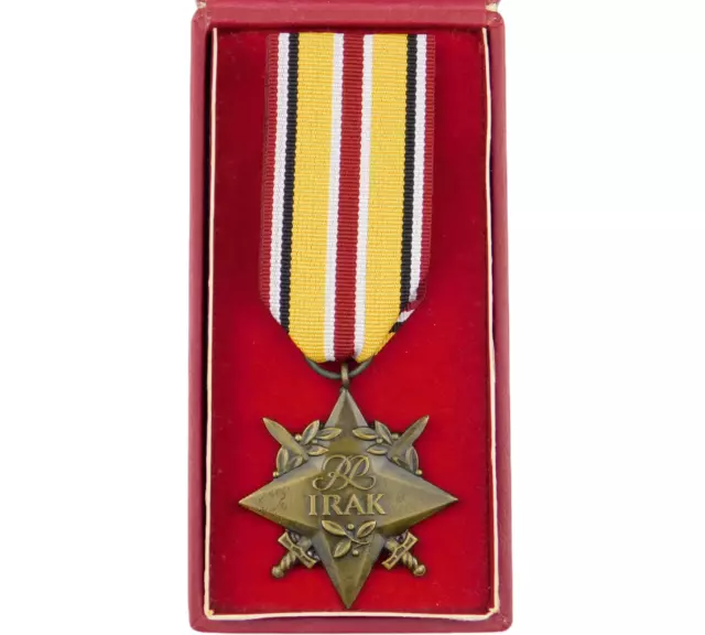 2375 Polish Boxed Combat Star Of Iraq Mission Nato Poland Desert Storm