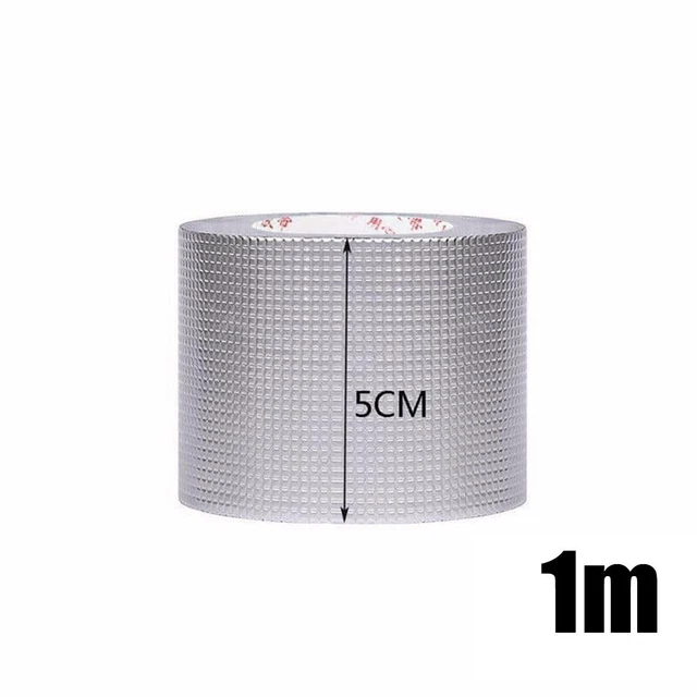 Cinta adhesiva totalmente enchufable multiusos resistente al agua 50 mm 1 mm lámina de aluminio