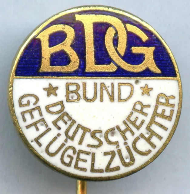 Mitgliedsabzeichen Des Bund Deutscher Rassegeflügelzüchter (Bdrg) Um 1950/1960