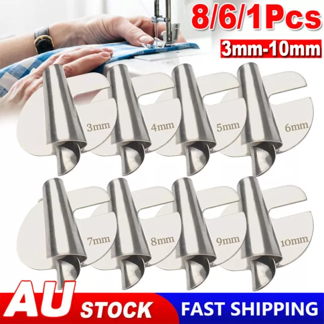 ADJUSTABLE SEWING ROLLED Hemmer Foot,Upgraded 12-20mm 15-25mm Rolled Hemmer  Foot $13.99 - PicClick AU