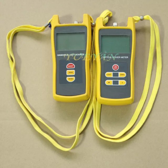 Fiber Optic Tester Tools Optical Power Meter Laser Optical Fiber Light Source SM