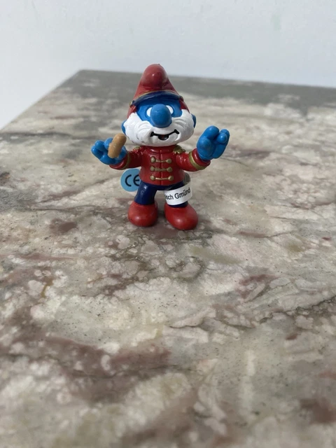 Figurine Schleich : Le Chef D'orchestre De La Fanfare Des Schtroumpfs (réf. 20496) - Neuf