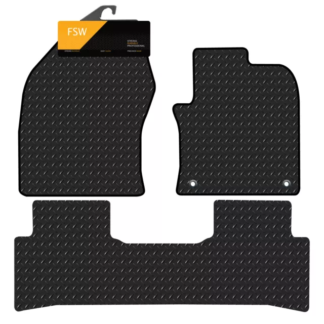 For Toyota Prius Hybrid 2015-On 4th Gen Fully Tailored 3MM Rubber Car Floor Mats