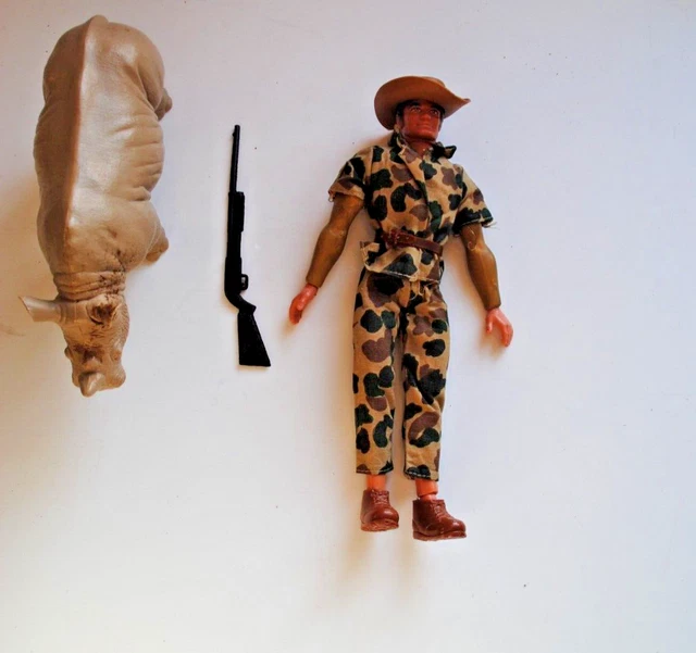 BIG JIM VESTITO Outfit Safari Cacciatore Camo Jungle Jungla Mattel 1971
