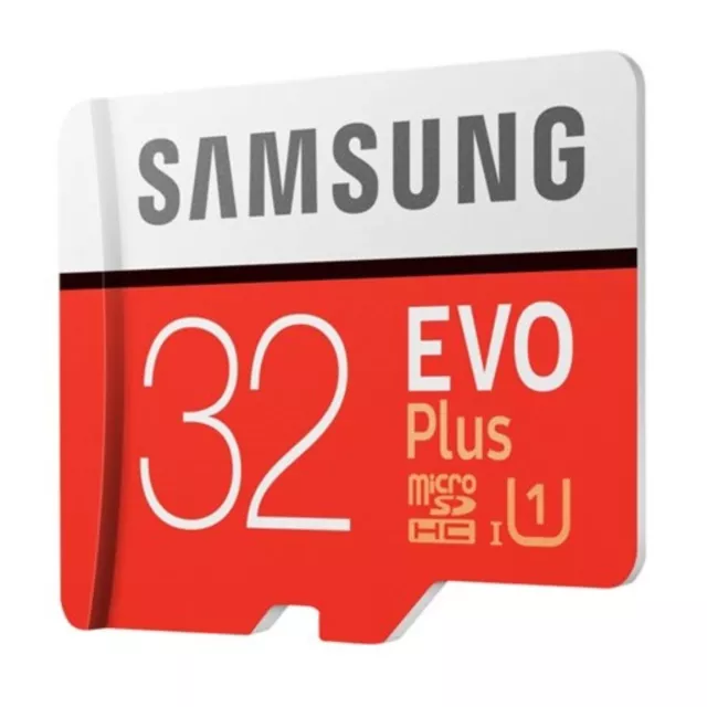 SAMSUNG Carte Mémoire 32 Go Micro SD SDHC EVO PLUS ( Dispo aussi 64 128 256 Gb )
