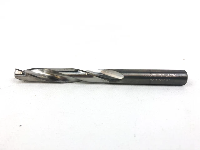 Carbide Jobber Drill Bit V x 2-7/8" x 4-1/4" 2-Flute 118 P Metal Removal M43286